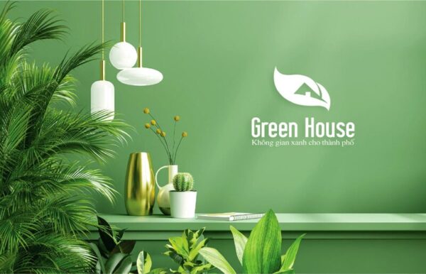 Logo hình ảnh phổ biến trong các loại logo, thể hiện nhanh cho người nhìn về sản phẩm hoặc dịch vụ như Green House