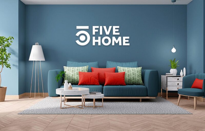 Logo trừu tượng độc đáo cho FiveHome